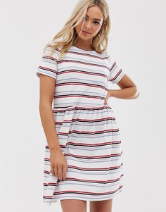 Свободное платье в полоску Heartbreak - Мульти