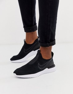 Черные кроссовки Nike Running - Epic React Flyknit - Черный