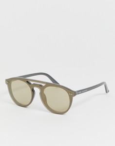 Круглые солнцезащитные очки Calvin Klein CK19500S - Оранжевый