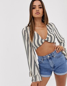 Топ в полоску Missguided - Мульти