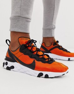 Красные кроссовки Nike React element 55 - Черный