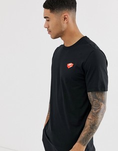Черная футболка с логотипом Nike - Черный