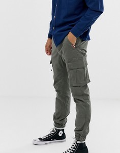 Серые брюки карго с манжетами Superdry - Серый