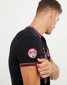 Черная футболка с логотипом Superdry - Черный