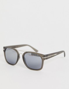 Солнцезащитные очки в квадратной оправе French Connection - Серый