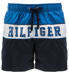 Купальные шорты Синие купальные шорты с принтом Tommy Hilfiger