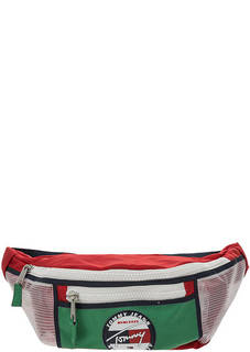 Сумка Текстильная поясная сумка с сетчатыми вставками Tommy Jeans