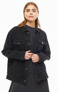 Куртка Черная джинсовая куртка с карманами Cheap Monday
