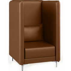 Кресло Euroforma Графит В кожа рулонная dakota, 116 коричневый
