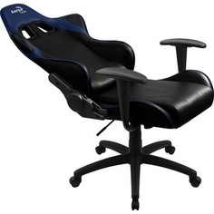 Кресло для геймера Aerocool AC100 air all black blue