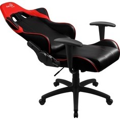 Кресло для геймера Aerocool AC100 air all black red