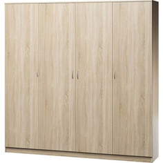 Шкаф четырехдверный Шарм-Дизайн Лайт 160х60 дуб сонома Гамма