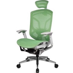 Кресло GTChair DV-10E GT-23 dvary (polished, grey frame, S3) green