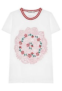 Футболка с вышивкой Desigual
