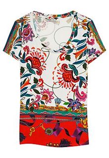 Футболка с принтом Desigual