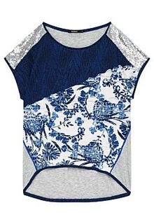 Комбинированная футболка Desigual