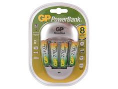 Зарядное устройство GP PowerBank Quick 3 + 4 ак. AA 2700 mAh PB27GS270-2CR4