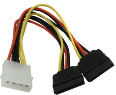 Аксессуар Кабель питания Orient C908 Molex to 2xSATA 16sm 26908