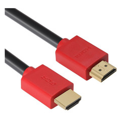 Аксессуар Greenconnect HDMI M/M v2.0 2m Black-Red GCR-HM451-2.0m