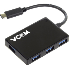 Хаб VCOM USB Type-C - USB 4 port DH310
