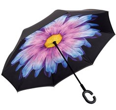 Зонт Suprella Pro Premium Black-Sky Flower