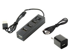 Хаб USB Orient TA-400PSN USB 2.0 4 Ports 30265