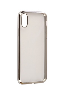 Аксессуар Чехол iBox для APPLE iPhone X / XS Blaze Silicone Silver Frame