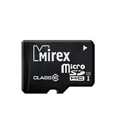 Карта памяти 16Gb - Mirex - Micro Secure Digital HC Class 10 UHS-I 13612-MCSUHS16