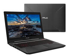 Ноутбук ASUS ROG FX503VD-E4235T 90NR0GN1-M04540 (Intel Core i5-7300HQ 2.5 GHz/8192Mb/256Gb SSD/No ODD/nVidia GeForce GTX 1050 2048Mb/Wi-Fi/Cam/15.6/1920x1080/Windows 10 64-bit)