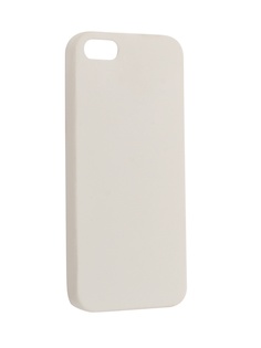 Аксессуар Чехол Krutoff для APPLE iPhone 5 / 5S / SE Silicone White 10759