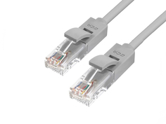 Сетевой кабель Greenconnect UTP 24AWG cat.5e RJ45 T568B 0.5m Grey GCR-50684