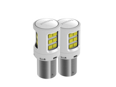 Лампа Philips P21W 12V-24V-2W BA15S LED White 2 шт 11498ULWX2