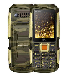 Сотовый телефон BQ BQ-2430 Tank Power Camouflage-Gold