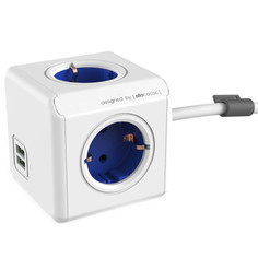 Удлинитель Allocacoc Extended USB DE 1.5m Blue 1402BL/DEEUPC