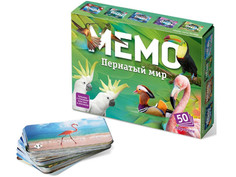 Настольная игра Нескучные игры Мемо Пернатый мир 7952/48