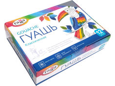 Гуашь Гамма Классическая 12 цветов 20ml 22103012