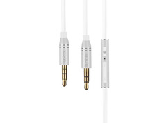 Аксессуар Hoco Yueyin UPA05 3.5 Jack/M - 3.5 Jack/M с микрофоном и контроллером White