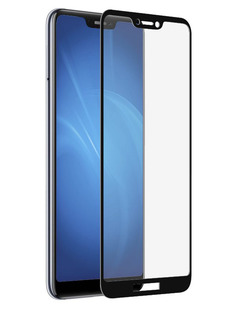 Аксессуар Защитное стекло DF для Honor Play Full Screen Black hwColor-64