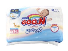 Подгузники Goo.N NB Mega Pack 0-5кг 36шт 4902011743074 Goon.