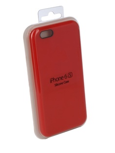 Чехол Innovation для APPLE iPhone 6 / 6S Silicone Case Red 10262