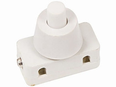 Кнопка Rexant 250V 2A (2c) White 06-0313-A
