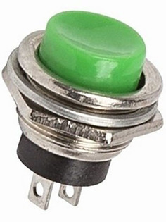 Выключатель Rexant 220V 2A (2c) Green 06-0319-A