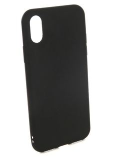 Аксессуар Чехол EVA для APPLE IPhone X Silicone Black IP8A001B-X