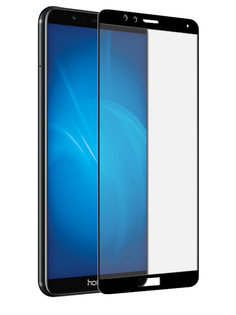 Аксессуар Защитное стекло DF для Honor 7X Fullscreen+Fullglue hwColor-26 Black
