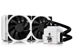 Водяное охлаждение DeepCool Captain 240 EX White DP-GS-H12L-CT240W-A4 (Intel LGA20XX/LGA1366/LGA115X/ AMD AM4/AM3+/AM3/AM2+/AM2/FM2+/FM2/FM1)