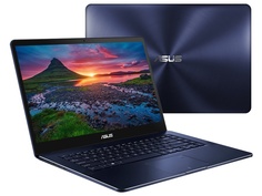 Ноутбук ASUS Zenbook Pro UX550VD-BN247T 90NB0ET1-M04440 Blue (Intel Core i5-7300HQ 2.5 GHz/8192Mb/256Gb SSD/nVidia GeForce GTX 1050 4096Mb/Wi-Fi/Bluetooth/Cam/15.6/1920x1080/Windows 10 64-bit)