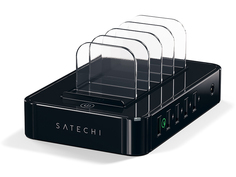 Док-станция Satechi Smart Charging Station USB 5-Ports Black ST-MCS5B