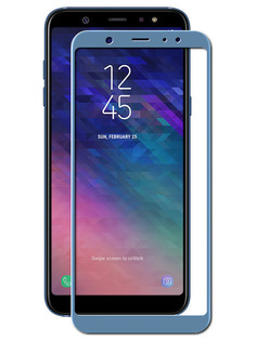 Аксессуар Защитное стекло Onext для Samsung Galaxy A6 Plus Full Glue Blue 41689