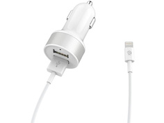 Зарядное устройство Devia Smart Dual USB Car Charger Lightning 26071