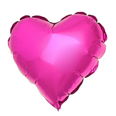 Шар фольгированный Flexmetal Сердце Purple 1246952